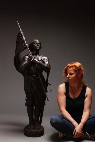 Julia Levitina sculpture, figurative sculpture, contemporary sculpture, bronze