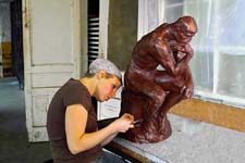 Julia Levitina sculpture, figurative sculpture, contemporary sculpture, bronze