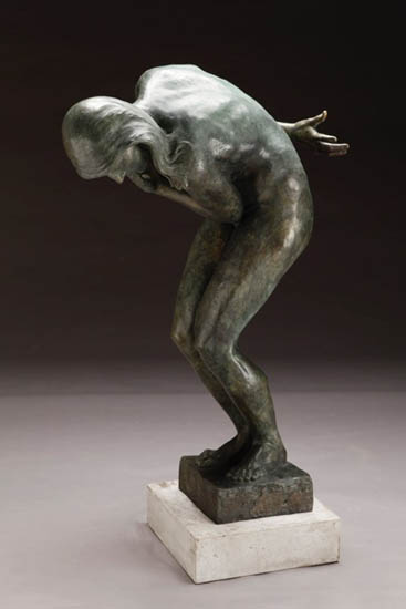 Julia Levitina sculpture, figurative sculpture, contemporary sculpture, bronze