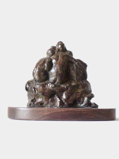 Julia Levitina sculpture, figurative sculpture, contemporary sculpture, bronze